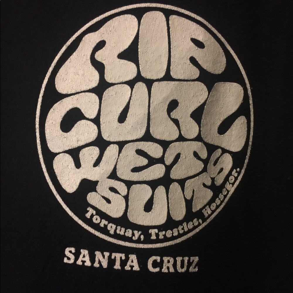 Rip Curl Black XXL Men’s T-shirt, NEW Never Worn